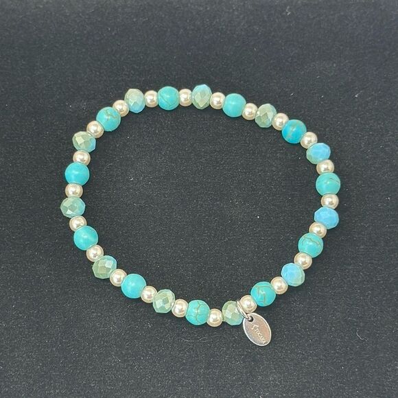 Tocara stainless steel bracelet with turquoise - Picture 1 of 1